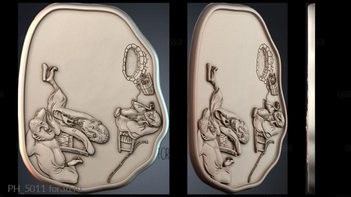 PH_5011 3d stl for CNC