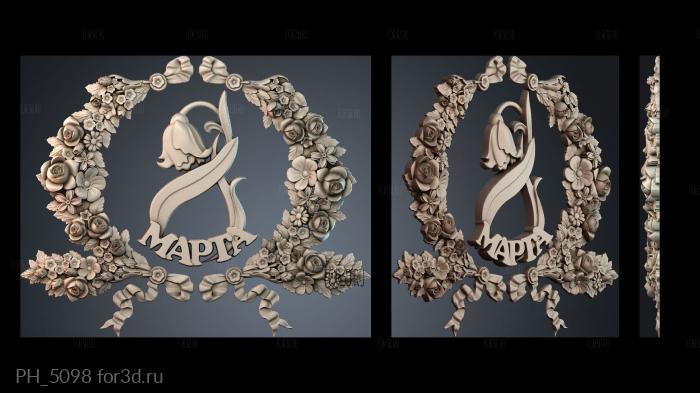 PH_5098 3d stl for CNC