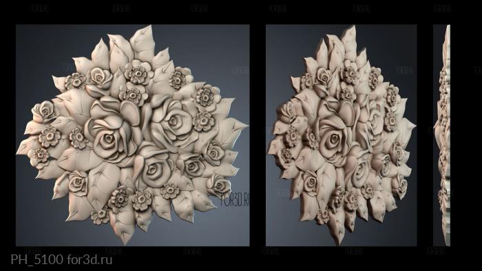 PH_5100 3d stl for CNC