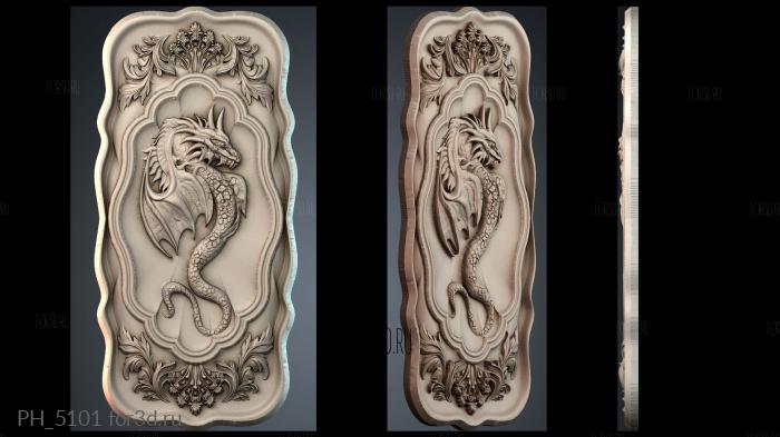 PH_5101 3d stl for CNC