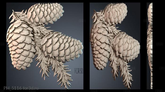 PH_5116 3d stl for CNC