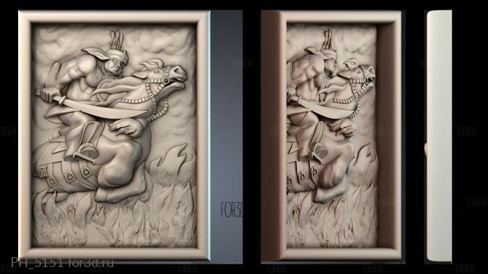 PH_5151 3d stl for CNC