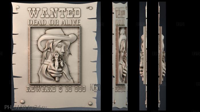 PH_5158 3d stl for CNC