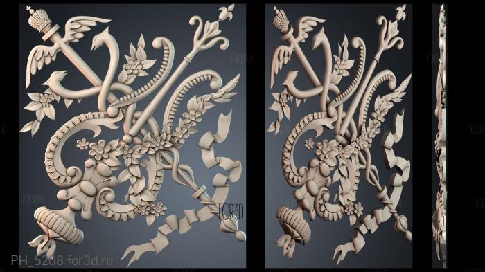 PH_5208 3d stl for CNC