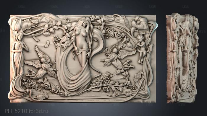 PH_5210 3d stl for CNC