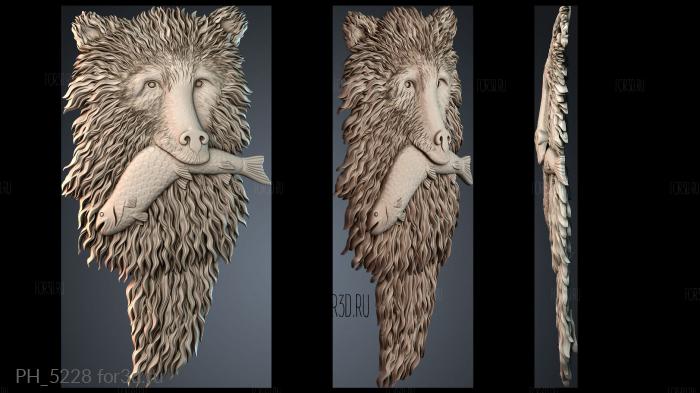 PH_5228 3d stl for CNC