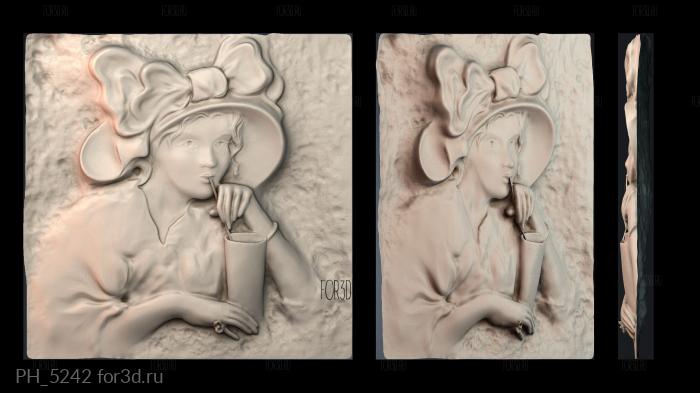 PH_5242 3d stl for CNC