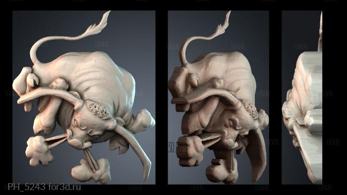 PH_5243 3d stl for CNC