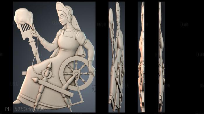 PH_5250 3d stl for CNC