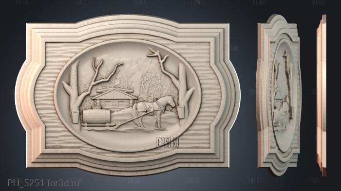 PH_5251 3d stl for CNC