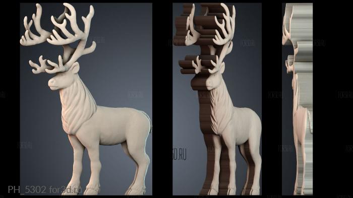 PH_5302 3d stl for CNC