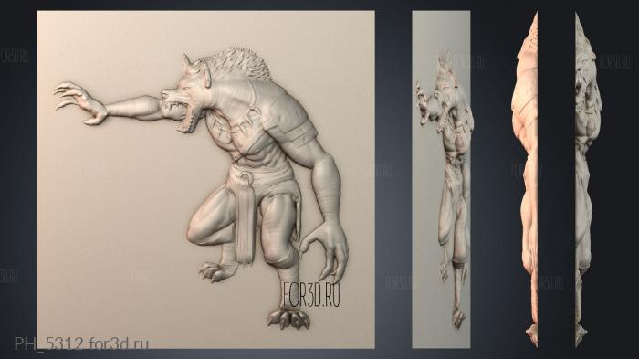 PH_5312 3d stl for CNC