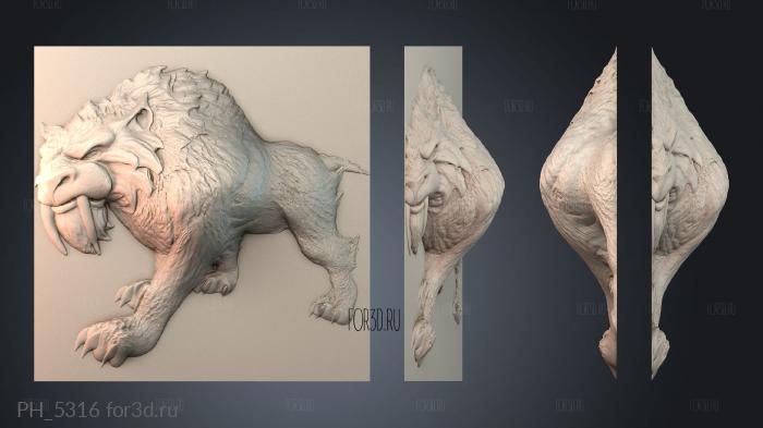 PH_5316 3d stl for CNC