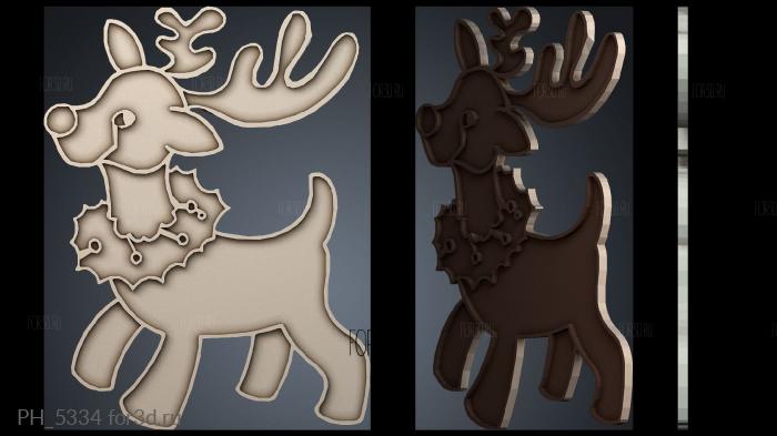 PH_5334 3d stl for CNC