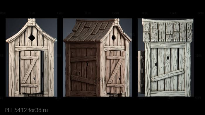 PH_5412 3d stl for CNC