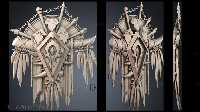 PH_5520 3d stl for CNC