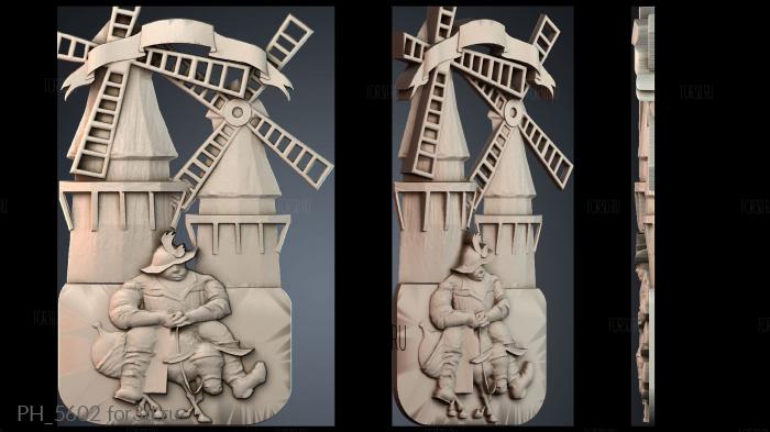 PH_5602 3d stl for CNC