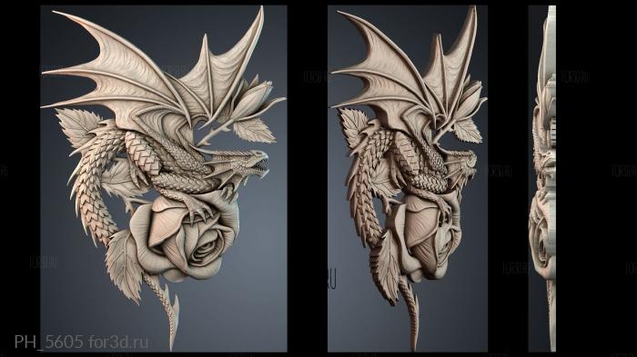 PH_5605 3d stl for CNC