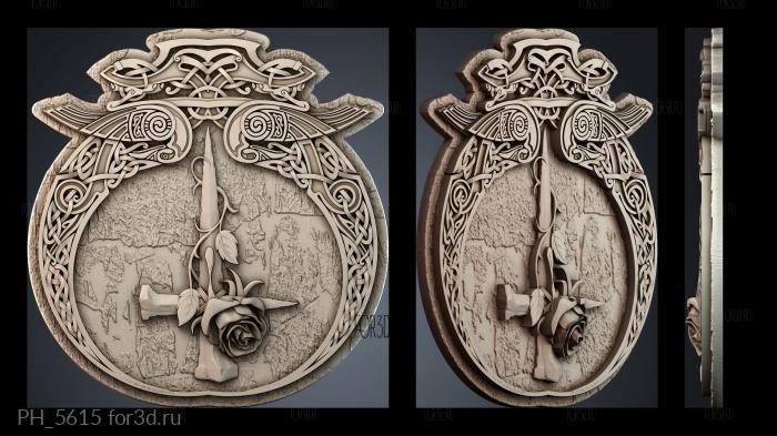 PH_5615 3d stl for CNC