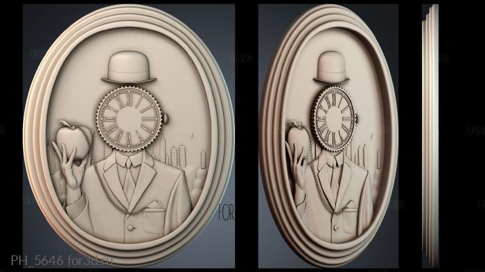 PH_5646 3d stl for CNC