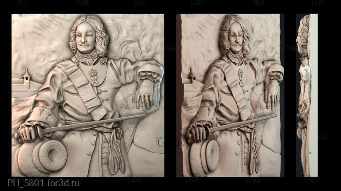 PH_5801 3d stl for CNC