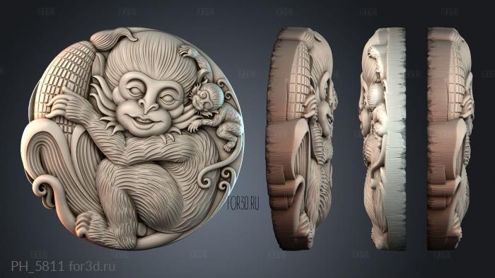 PH_5811 3d stl for CNC