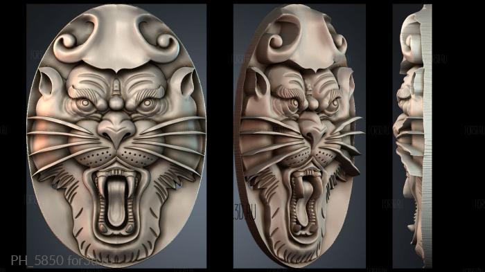 PH_5850 3d stl for CNC