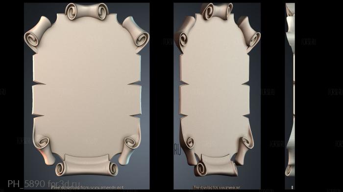 PH_5890 3d stl for CNC