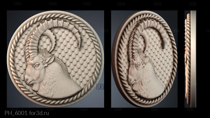 PH_6001 3d stl for CNC