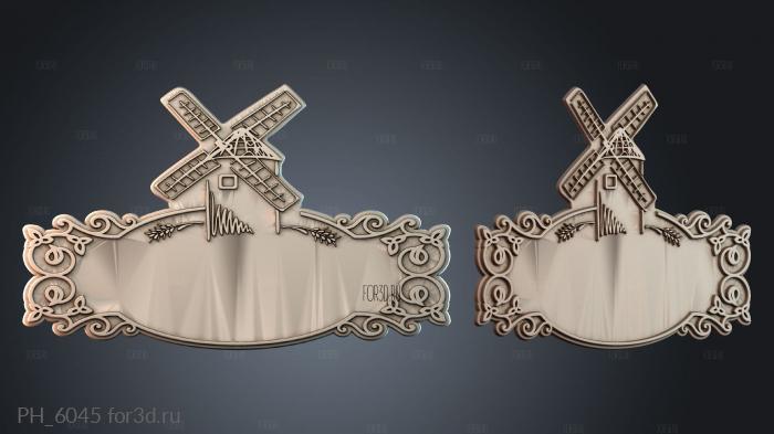 PH_6045 3d stl for CNC