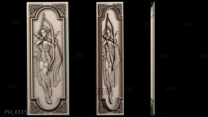 PH_6115 3d stl for CNC