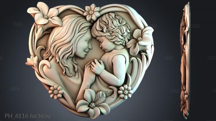 PH_6116 3d stl for CNC