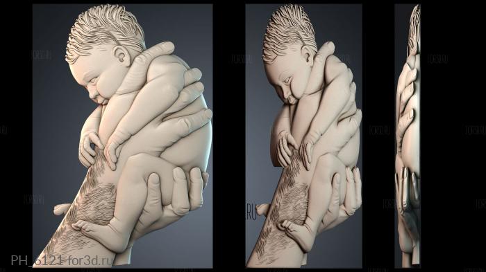 PH_6121 3d stl for CNC