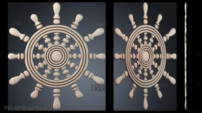 PH_6150 3d stl for CNC