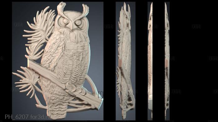 PH_6207 3d stl for CNC