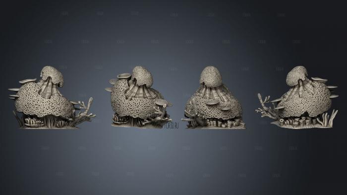 Brain and Branched Corals Coral C stl model for CNC