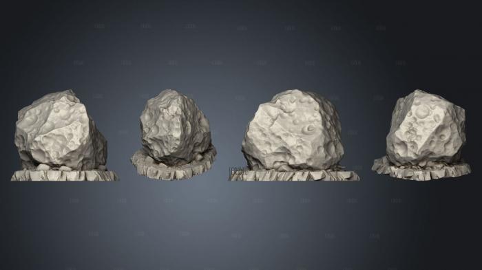 Crashed Asteroids 2 stl model for CNC