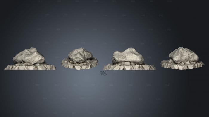 Crashed Asteroids 5 01 stl model for CNC