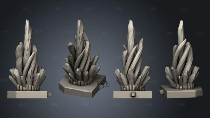 crystal throne piece 2 stl model for CNC
