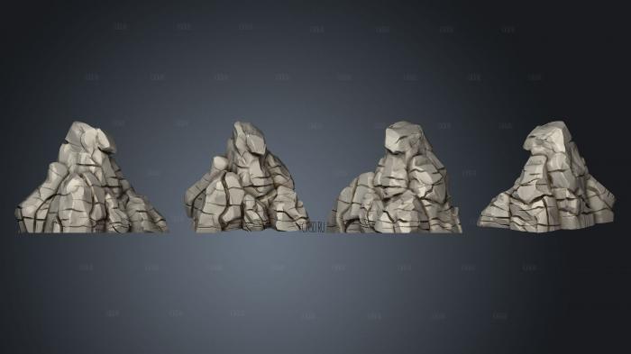 Desert Rocks E stl model for CNC