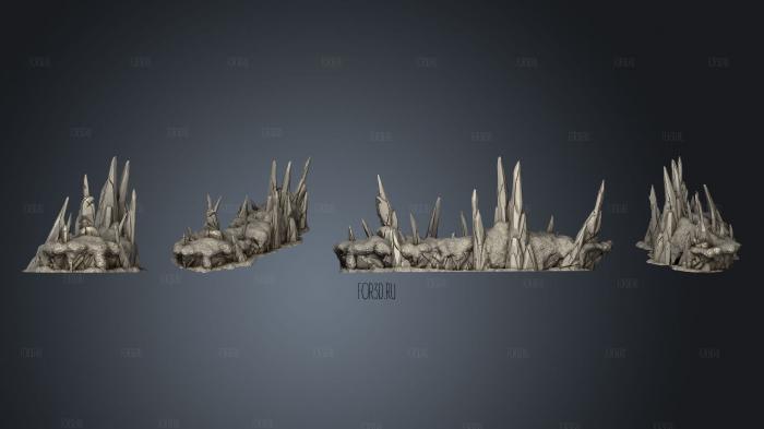 Dif Terrain 08 Complete stl model for CNC