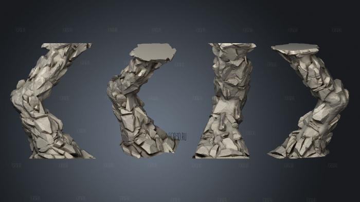 Dry Caverns Rocky Pillar B 3d stl модель для ЧПУ