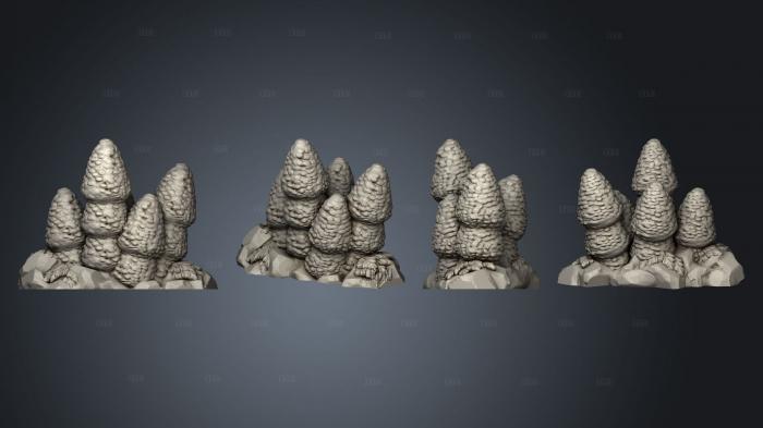 Dungeons and Monsters Jungle Plants 1 stl model for CNC
