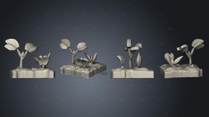 farm turnips sprout stl model for CNC