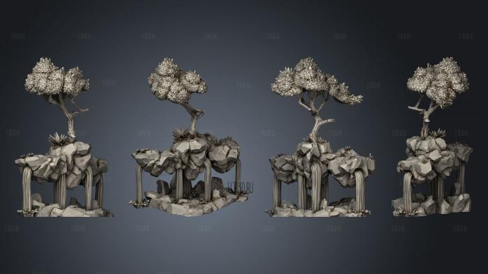 Floating Tree A Complete stl model for CNC