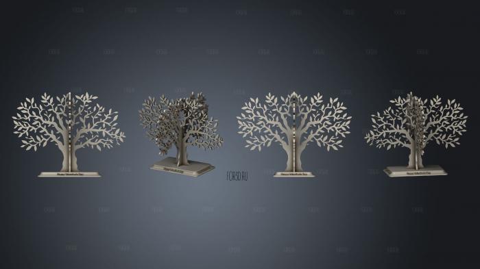 Ювелирное дерево 3d stl модель для ЧПУ