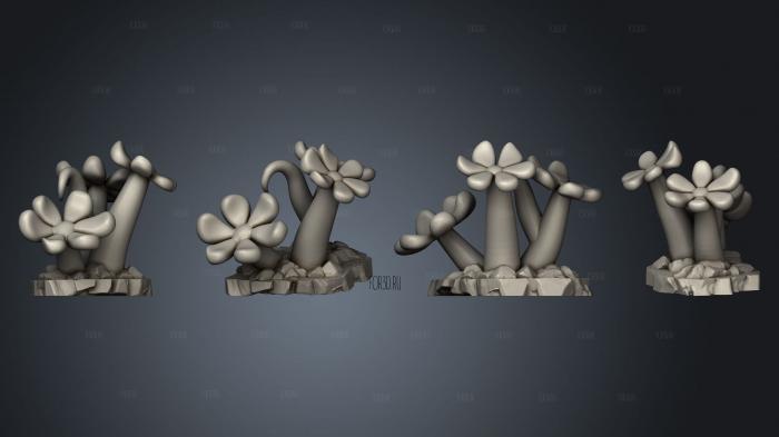 Magic Childish Flowers 5 stl model for CNC