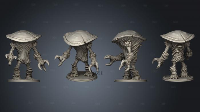 Myconid stl model for CNC