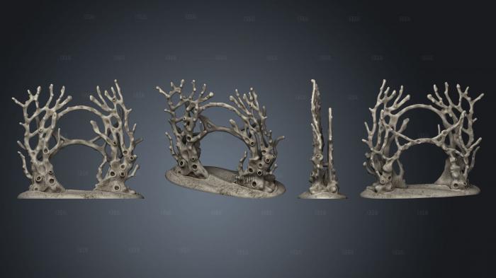 ocean coral portal stl model for CNC