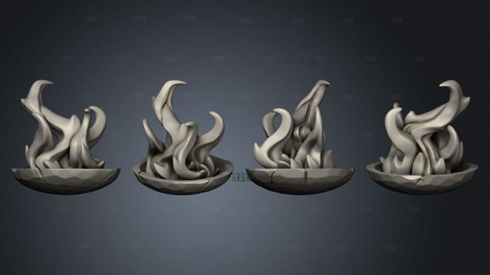 On Ancient Sands Props Bases C Fire stl model for CNC
